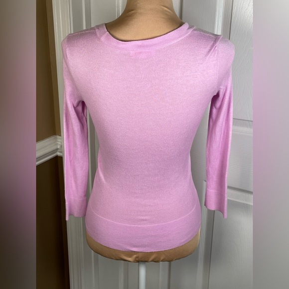 Lilly Pulitzer Kaitlin Cardigan Sweater Lilac Lavender Purple Button Down V Neck - Picture 6 of 8